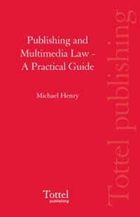 Abbildung von: Publishing and Multimedia Law - Tottel Publishing