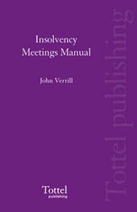 Abbildung von: Insolvency Meetings Manual - Tottel Publishing