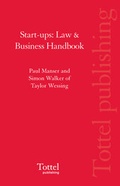 Cover: Start-ups - Tottel Publishing