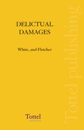Cover: Delictual Damages - Tottel Publishing