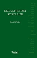 Cover: Legal History of Scotland - Tottel Publishing