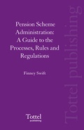 Cover: Pension Scheme Administration - Tottel Publishing