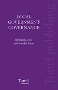 Cover: Local Government Governance - Tottel Publishing