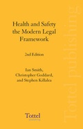 Cover: Health and Safety the Modern Legal Framework - Tottel Publishing