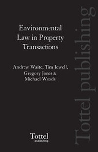 Bild: Environmental Law in Property Transactions - Tottel Publishing