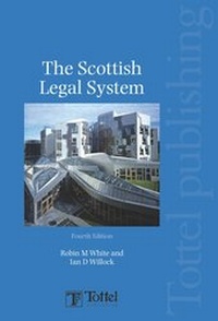 Enlarge image Cover: Scottish Legal System - Tottel Publishing