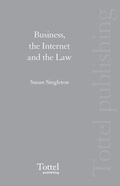 Cover: Business, the Internet and the Law - Tottel Publishing