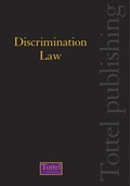 Cover: Discrimination Law - Bloomsbury Professional