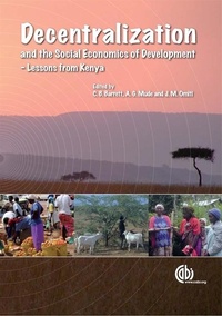 Enlarge image Cover: Decentralization and the Social Economics of Development - CABI Publishing