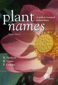 Cover: Plant Names - CABI Publishing