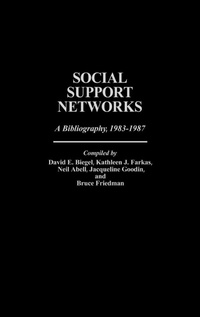 Enlarge image Cover: Social Support Networks - Greenwood Press