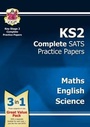 Cover: KS2 Complete SATS Practice Papers Pack: Science, Maths & English (for the New Curriculum) - Coordination Group Publications Ltd (CGP)