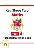 Cover: KS2 Maths Year 4 Targeted Question Book - Coordination Group Publications Ltd (CGP)
