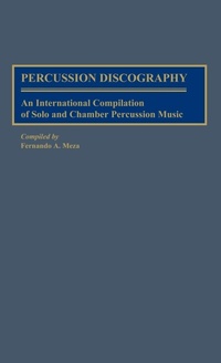 Abbildung von: Percussion Discography - Greenwood Press