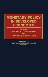 Enlarge image Cover: Monetary Policy in Developed Economies - Greenwood Press