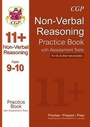 Cover: 11+ Non-Verbal Reasoning Practice Book with Assessment Tests Ages 9-10 (GL & Other Test Providers) - Coordination Group Publications Ltd (CGP)