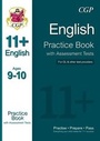 Cover: 11+ English Practice Book with Assessment Tests Ages 9-10 (for GL & Other Test Providers) - Coordination Group Publications Ltd (CGP)