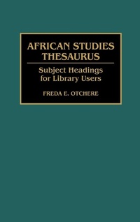 Abbildung von: African Studies Thesaurus - Greenwood Press