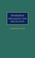 Cover: Hesitation - Praeger Publishers Inc