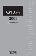 Cover: Vat Acts 2008 - Bloomsbury Professional