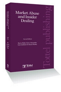 Abbildung von: Market Abuse and Insider Dealing - Tottel Publishing
