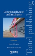 Cover: Commercial Leases and Insolvency - Tottel Publishing