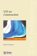 Cover: VAT on Construction - Tottel Publishing