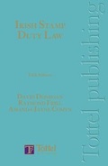 Cover: Irish Stamp Duty Law - Tottel Publishing