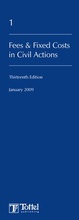 Cover: Lawyers Costs and Fees - Tottel Publishing