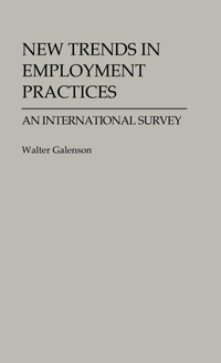 Abbildung von: New Trends in Employment Practices - Praeger Publishers Inc