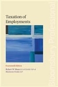 Cover: Taxation of Employments - Bloomsbury Professional