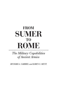 Enlarge image Cover: From Sumer to Rome - Praeger Publishers Inc