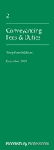 Cover: Conveyancing Fees and Duties - Bloomsbury Professional