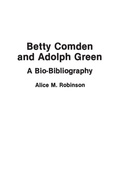Cover: Betty Comden and Adolph Green - Greenwood Press