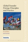 Cover: Global Transfer Pricing - Bloomsbury Professional