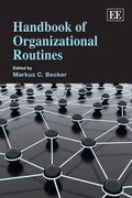 Cover: Handbook of Organizational Routines - Edward Elgar Publishing