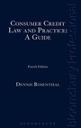 Cover: Consumer Credit Law and Practice: A Guide - Bloomsbury Professional