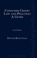 Cover: Consumer Credit Law and Practice: A Guide - Bloomsbury Professional