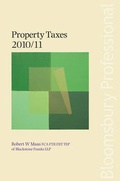 Cover: Property Taxes 2010-2011 - Bloomsbury Professional