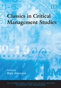 Cover: Classics in Critical Management Studies - Edward Elgar Publishing