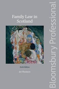 Cover: Family Law in Scotland - Bloomsbury Professional