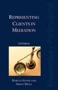 Abbildung von: Representing Clients in Mediation - Bloomsbury Professional