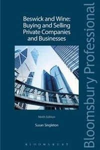 Abbildung von: Beswick and Wine: Buying and Selling Private Companies and Businesses - Bloomsbury Professional