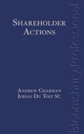 Cover: Shareholder Actions - Bloomsbury Professional