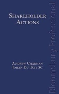 Enlarge image Cover: Shareholder Actions - Bloomsbury Professional