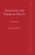 Cover: Changing the Terms of Trusts - Bloomsbury Professional