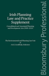 Bild: Irish Planning Law and Practice Supplement - Bloomsbury Professional