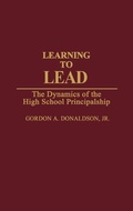 Cover: Learning to Lead - Praeger Publishers Inc