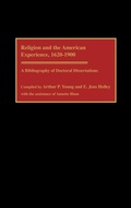 Cover: Religion and the American Experience, 1620-1900 - Greenwood Press