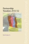 Cover: Partnership Taxation 2011/12 2011-2012 - Bloomsbury Professional